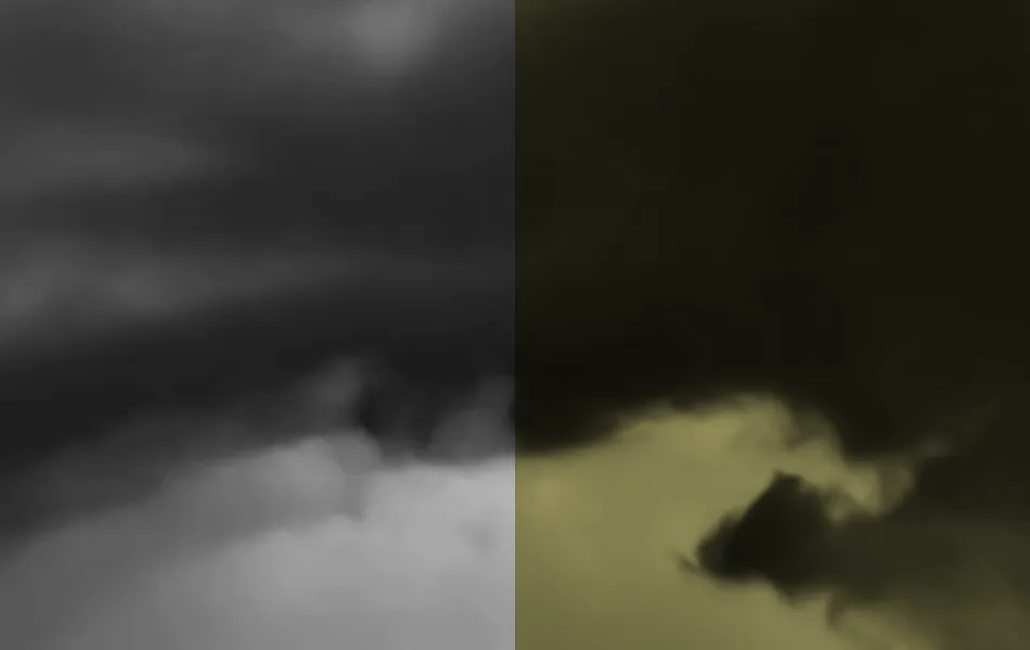 Colorized sky